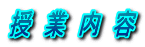 授 業 内 容 
